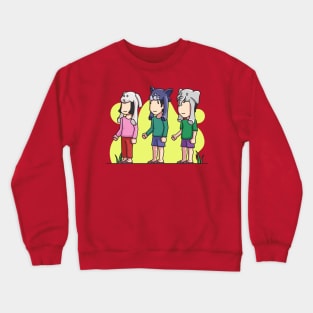 Kids Wearing Cute Animal Crewneck Sweatshirt